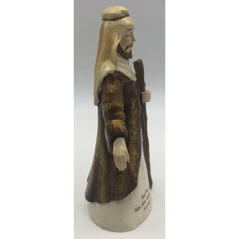Nativity Scene with Scriptures on Figures Replacement Joseph ￼6” Holiday Time
